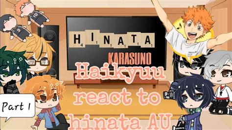 hinata gacha|haikyuu react to hinata as.